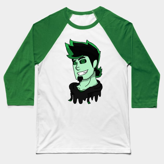 Official Digit Head Bust Baseball T-Shirt by HuskyWerewolf